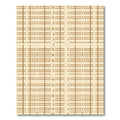 Amber Horizontal Lines Grid Rug