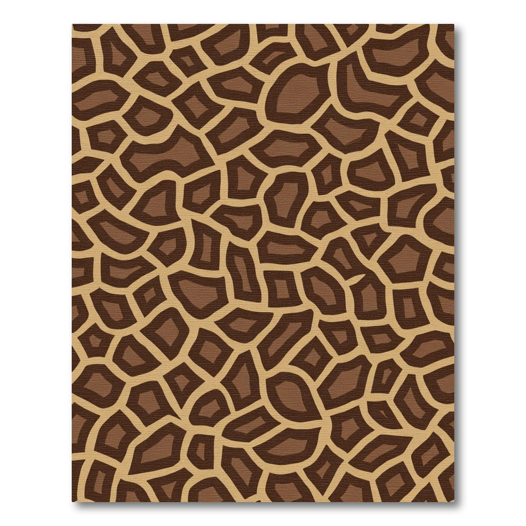 Brown Tan Animal Spots Rug