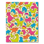 Playful Dinosaur Friends Colorful Composition Rug