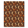 Earthy Tones Abstract Animal Shapes Rug