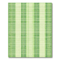 Breezy Green Gingham Stripe Rug