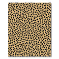 Tan Black Spotty Animal Print Rug