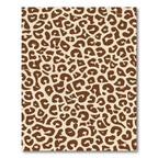Earthy Brown Animal Spots Rug