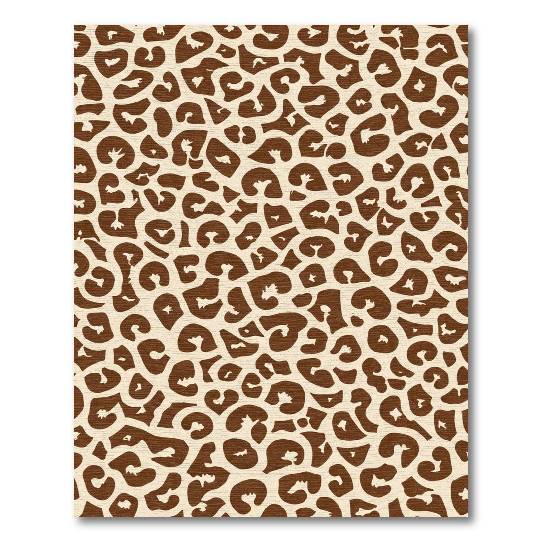 Earthy Brown Animal Spots Rug