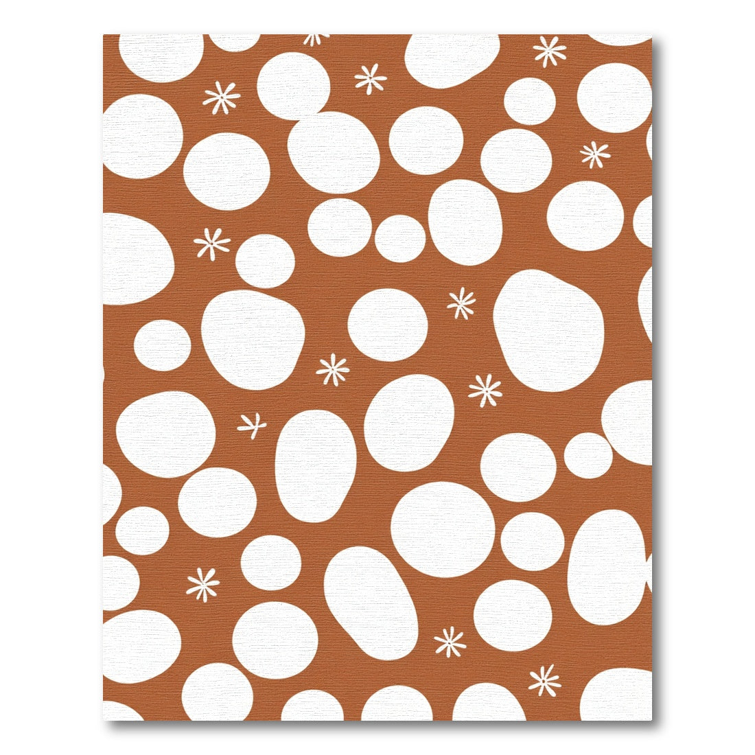 Terra Cotta White Dot Sprinkle Rug