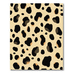 Spotted Cheetah Print Cream Rug