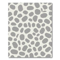 Gray Pebble Organic Abstract Rug