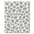 Gray Pebble Organic Abstract Rug