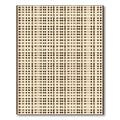 Earthy Tones Vertical Stripe Dot Rug