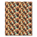 Earthy Abstract Leopard Spot Rug