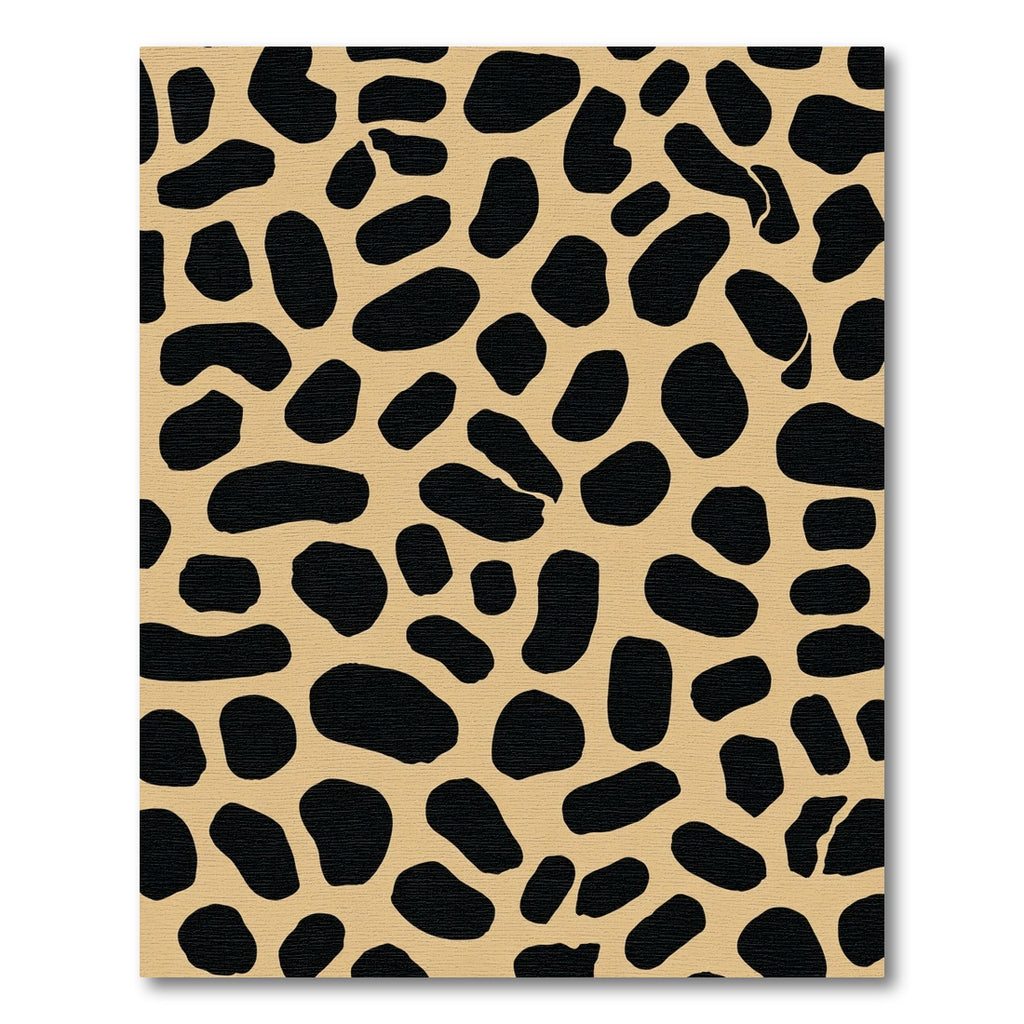 Brown Spotted Animal Print Texture Rug