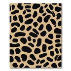 Brown Spotted Animal Print Texture Rug