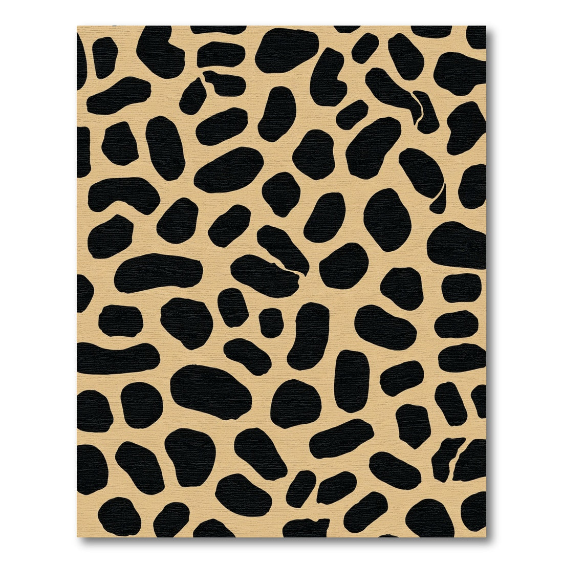 Brown Spotted Animal Print Texture Rug