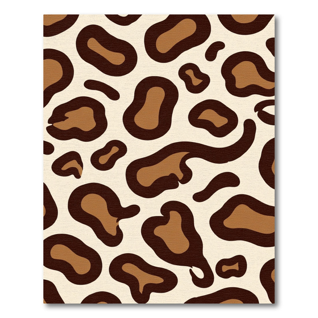 Bold Brown Animal Spot Rug