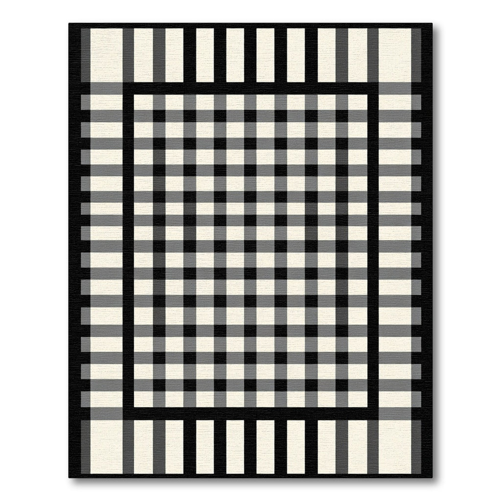 Tavern Checked Square Blanket Rug