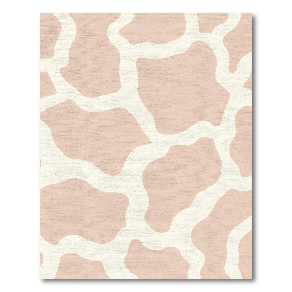 Blush Pink Giraffe Spots Rug