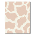 Blush Pink Giraffe Spots Rug