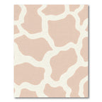 Blush Pink Giraffe Spots Rug