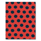 Bold Red Circles Rug