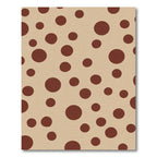 Brown Polka Dot Scatter Rug