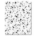 Black and White Splatter Spot Rug