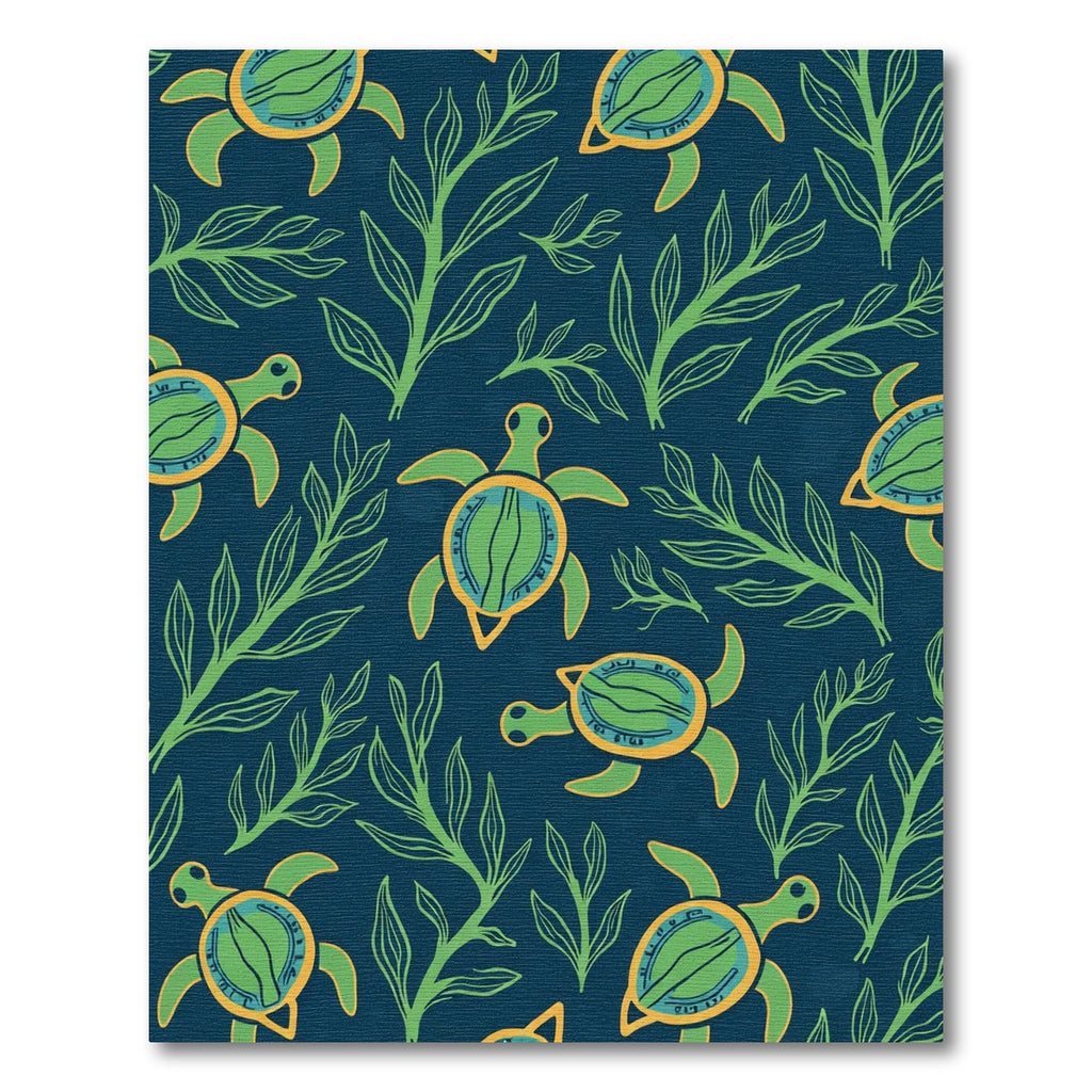 Sea Turtle Kelp Forest Rug
