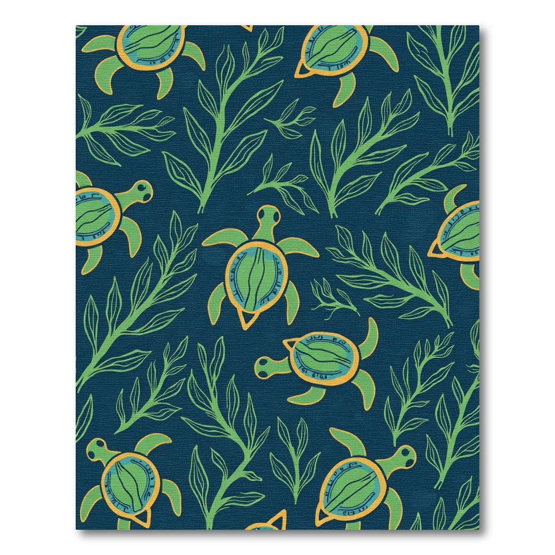 Sea Turtle Kelp Forest Rug
