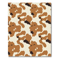 Brown White Blotchy Organic Rug