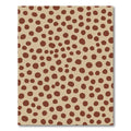 Earthy Brown Polka Dot Scatter Rug
