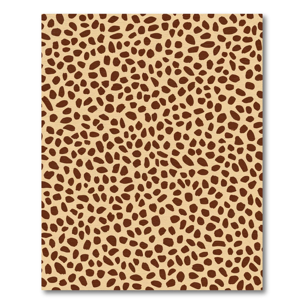 Tan Cheetah Spots Rug
