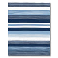 Blue Ocean Stripe Harmony Rug