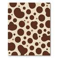 Brown Cream Spotted Organic Rug
