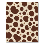 Brown Cream Spotted Organic Rug