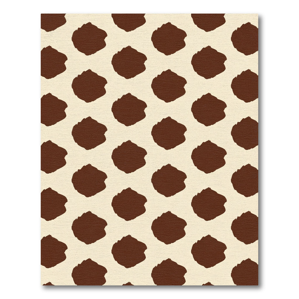 Brown Spotty Cream Spots Rug