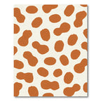 Terracotta Spots Organic Arrangement Rug