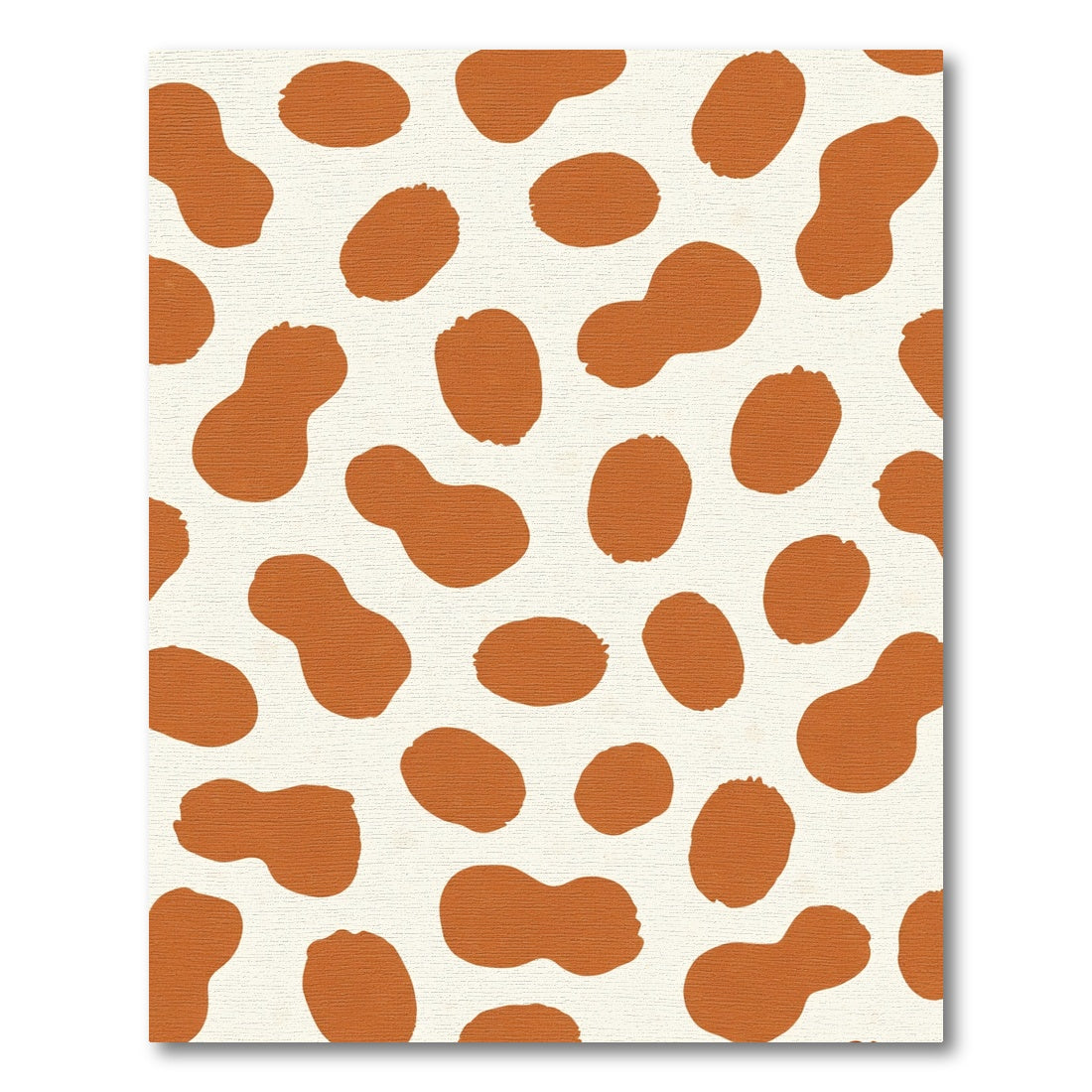 Terracotta Spots Organic Arrangement Rug