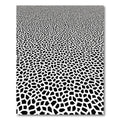 Monochrome Jagged Organic Mosaic Rug