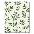 Forest Green Leafy Branches Rug