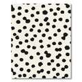 Cream Black Scattered Spots Rug