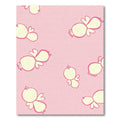 Sweet Yellow Bird Pink Scatter Rug