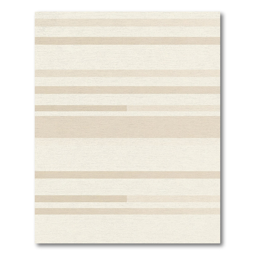 Neutral Stripe Contemporary Rug