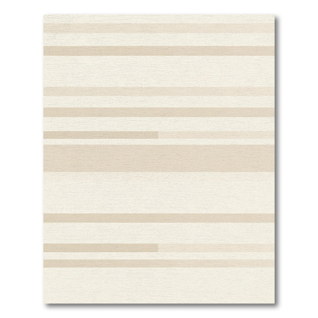 Neutral Stripe Contemporary Rug