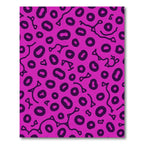 Bold Pink Organic Blob Spots Rug