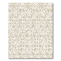 Earthy Tone Abstract Linear Texture Rug