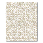 Earthy Tone Abstract Linear Texture Rug