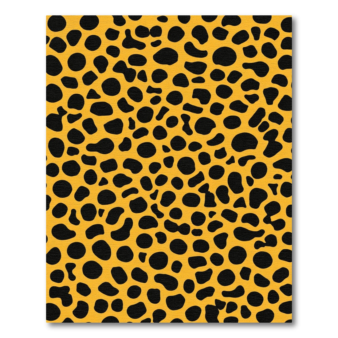 Bold Yellow Black Spot Rug