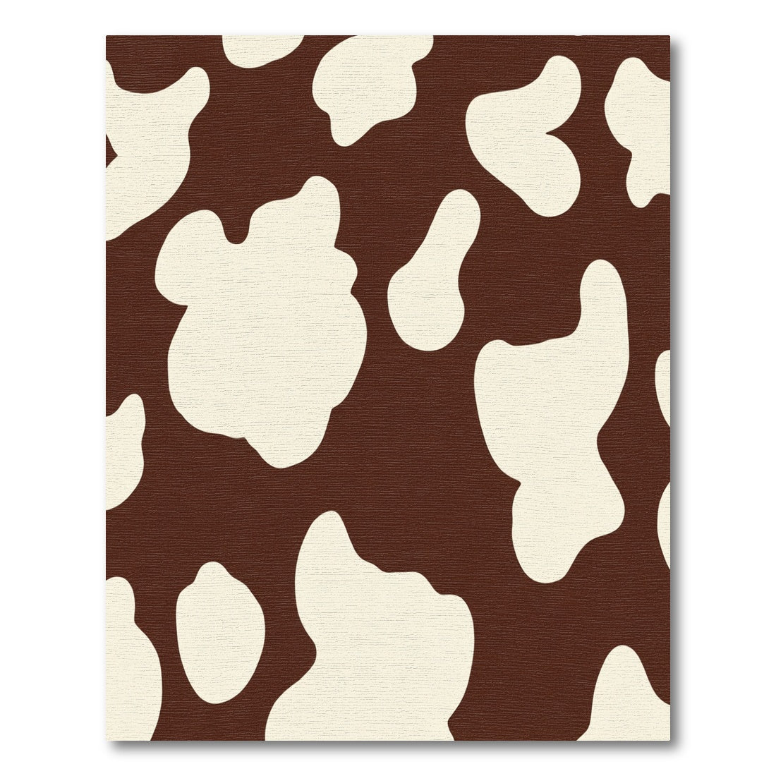 Brown White Blotchy Spots Rug