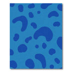 Deep Blue Blob Pattern Rug