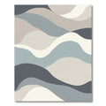 Abstract Serene Wave Landscape Rug