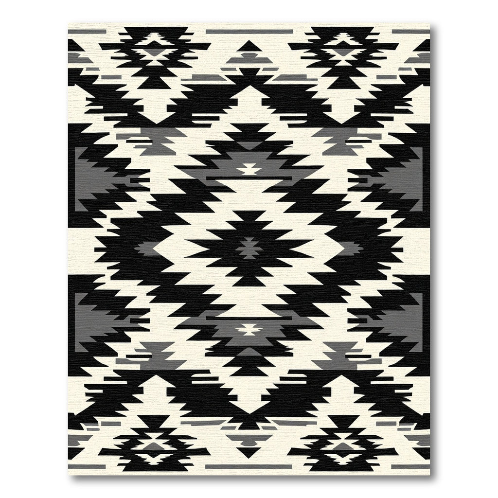 Monochromatic Geometric Staircase Rug